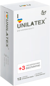 Unilatex Multifruit / Түрлі-түсті хош иістендірілген, 12 + 3 дана